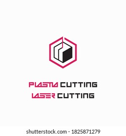 
Ilustración consistente en un rayo láser grabado como símbolo o logotipo