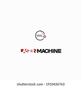 
Illustration consisting of a laser engraved beam as a symbol or logo