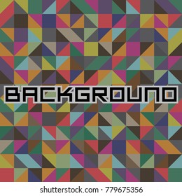

an illustration consisting of multicolored figures in the form of a seamless pattern