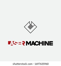 
illustration consisting of an object cut into pieces using laser cutting in the form of a symbol or logo