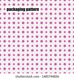 
illustration consisting of a pattern in the form of a packaging film with a pattern