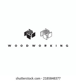 

illustration consisting of a picture of a piece of wood and the inscription "woodworking" in the form of a symbol or logo