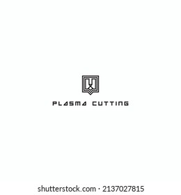 
Ilustración consistente en una boquilla de corte de plasma en forma de símbolo o logotipo 