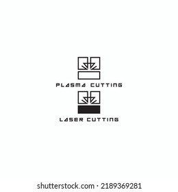 
Ilustración consistente en una boquilla de corte de plasma en forma de símbolo o logotipo 