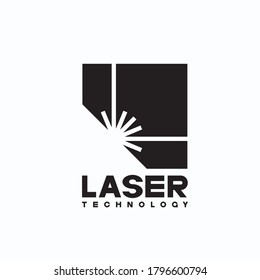 An illustration consisting of a schematic image of a prism through which light passes. Optics and laser technology.