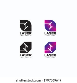 An illustration consisting of a schematic image of a prism through which light passes. Optics and laser technology