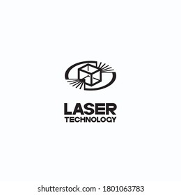 Ilustración que consiste en una imagen esquemática de un prisma a través del cual pasa la luz. Tecnología óptica y láser