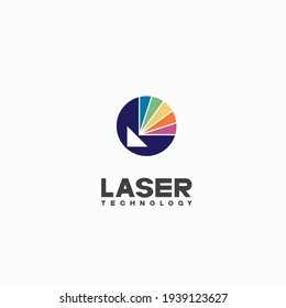 
An illustration consisting of a schematic image of a prism through which light passes. Optics and laser technology
