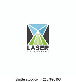 
An illustration consisting of a schematic image of a prism through which light passes. Optics and laser technology