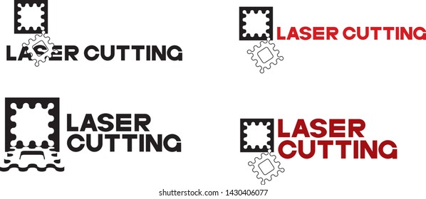 
The illustration consists of a laser cutting nozzle in the form of a symbol or logo