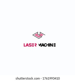 
The illustration consists of a laser cutting nozzle in the form of a symbol or logo. Laser cutting engraving.