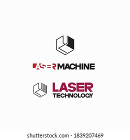 
The illustration consists of a laser cutting nozzle in the form of a symbol or logo. Laser cutting engraving