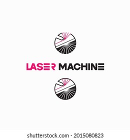 
The illustration consists of a laser cutting nozzle in the form of a symbol or logo. Laser cutting engraving.