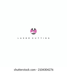 

The illustration consists of a laser cutting nozzle in the form of a symbol or logo. Laser cutting engraving.