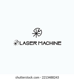 
The illustration consists of a laser cutting nozzle in the form of a symbol or logo. Laser cutting engraving.