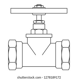 Illustration of the contour faucet tool