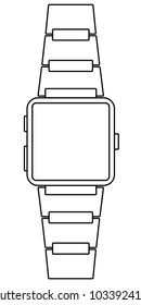 Illustration of the contour smart watch