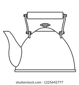 Illustration of the contour teapot icon