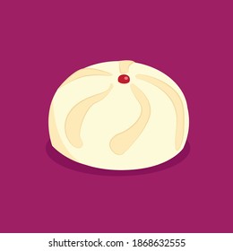 illustration of an cookie with damson