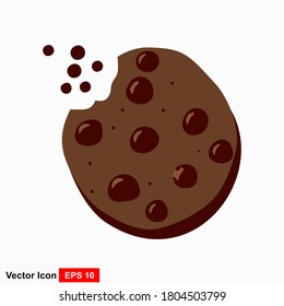 Illustration of a cookies on a white background