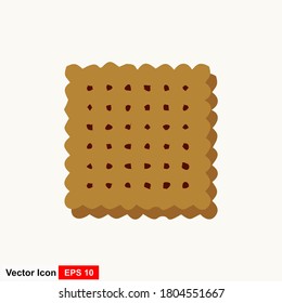 illustration of a cookies on a white background