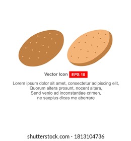 Illustration of a cookies on a white background