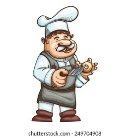 Illustration of cooking concept.