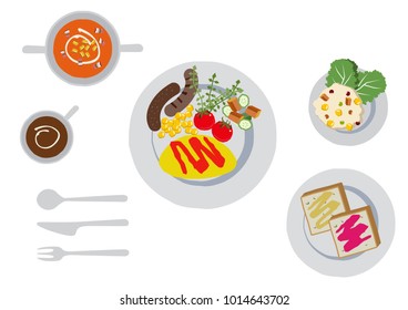 Illustration of cooking.
Image of breakfast. Omelette clip art.
Illustration of snacks.