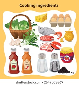 Illustration of Cooking ingredients object