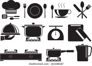 Illustration - cooking and kitchenware icon