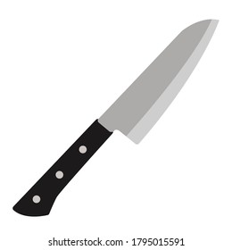 illustration of cooking tools - kitchen knife