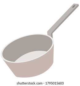 Illustration von Kochwerkzeugen - Einhandtopf
