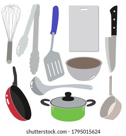 Illustration von Kochwerkzeugen - Set