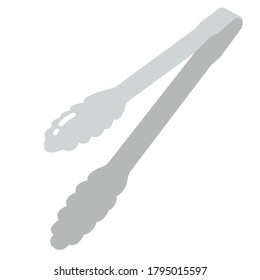 Illustration Of Cooking Tools - Tongs