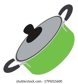 Illustration von Kochwerkzeugen - Zweihandtasche