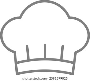 Illustration of a cook's hat icon.