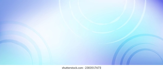 Ilustración con un fondo de gradación azul frío y ondas en la superficie del agua. Ilustración vectorial.