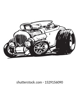 Illustration of a cool car