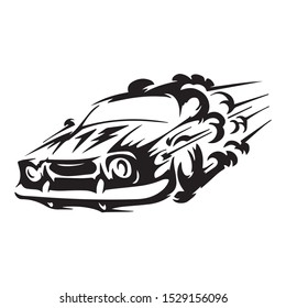 Illustration of a cool car