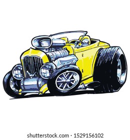 Illustration of a cool car