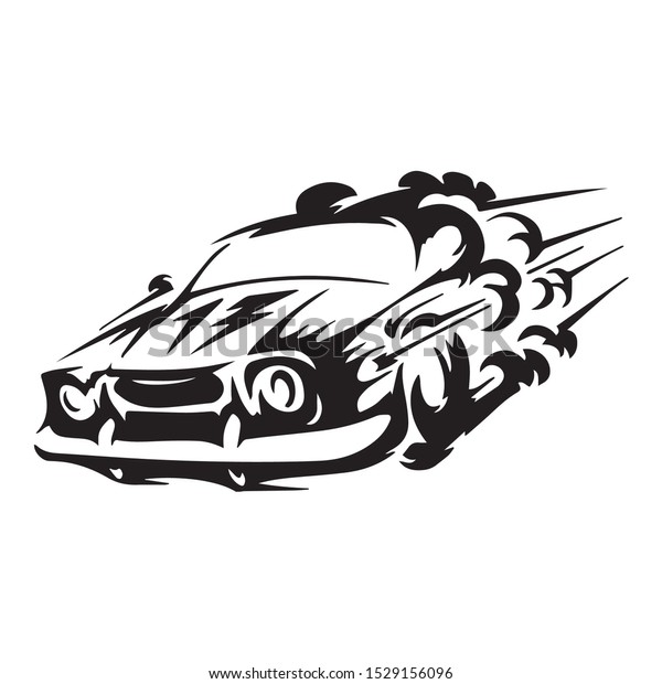 Illustration of a cool\
car