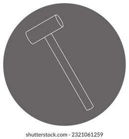 It is an illustration of copper hammer.