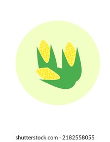 illustration of corn on a white background