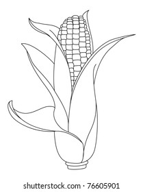 25,727 Outline corn Images, Stock Photos & Vectors | Shutterstock