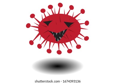 illustration of the corona virus  
