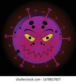 Eine Illustration des Corona-Virus