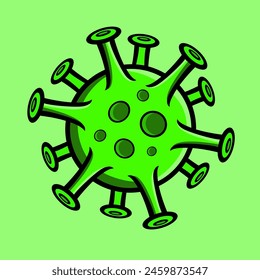 illustration of the corona virus 