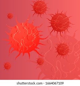 illustration Corona Virus or called covid-19 vector . graphic can useable for element poster, background and infographic