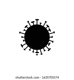 Illustration corona virus full color background vector respiratory attack design graphic