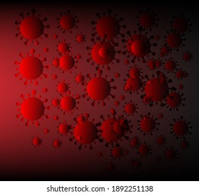 Illustration of the coronavirus outbreak